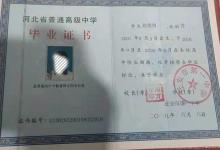 石家莊市高中畢業證樣本模板詳解【高清圖片版】